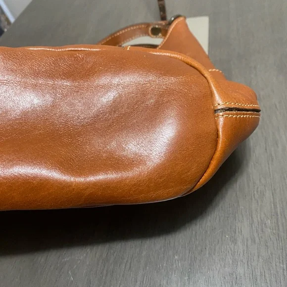 Patricia Nash Urbino Hobo Tan Leather Shoulder Bag - Picture 6 of 8